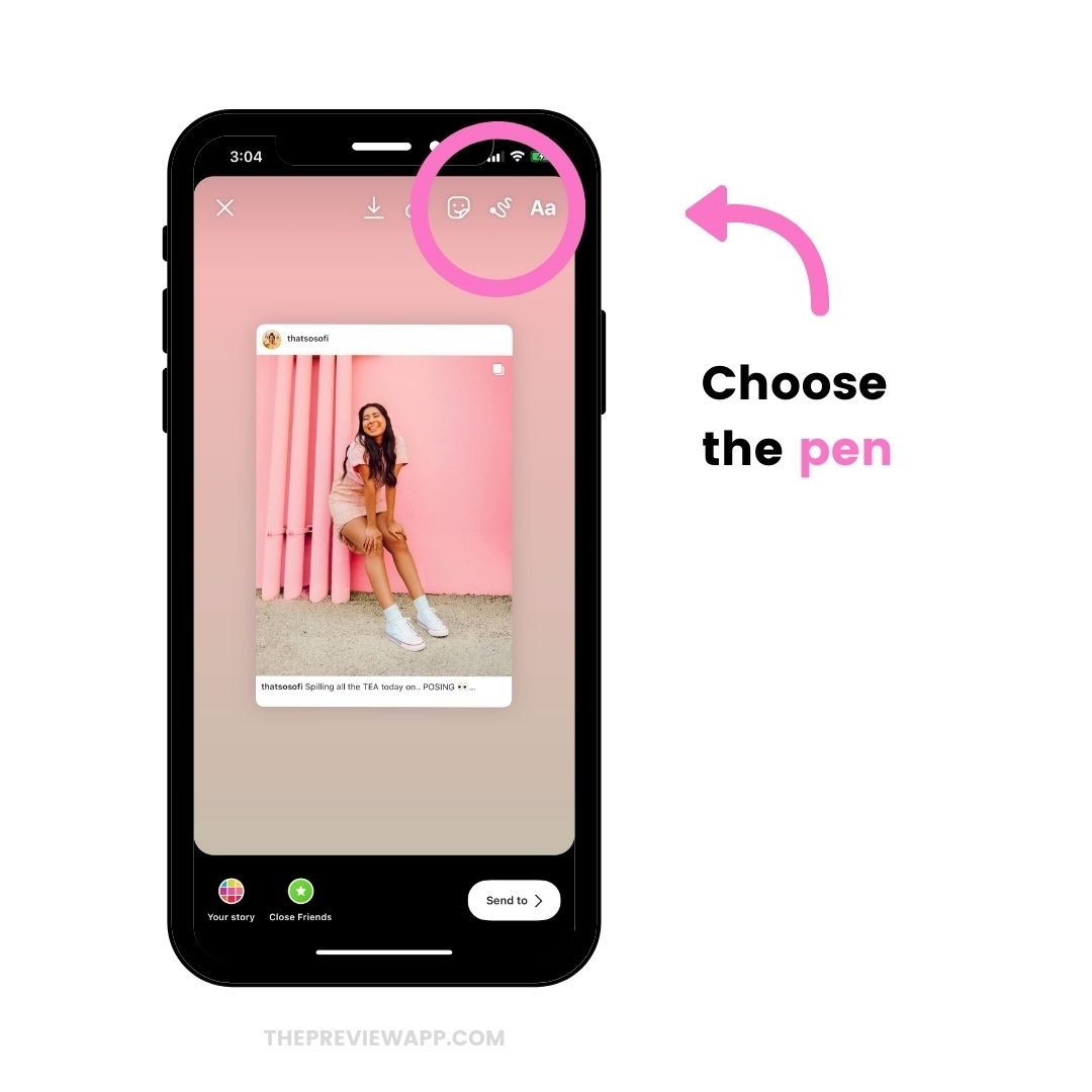 How to change background color in Instagram Story?