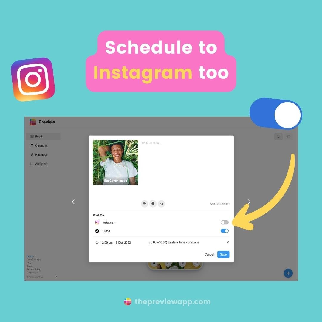 schedule tiktok