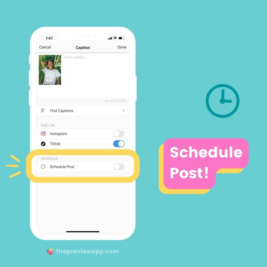 schedule tiktok