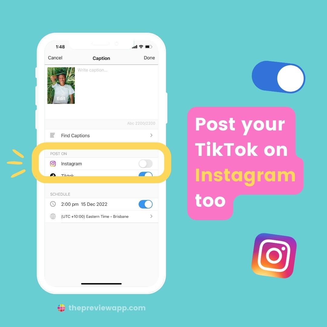 schedule tiktok