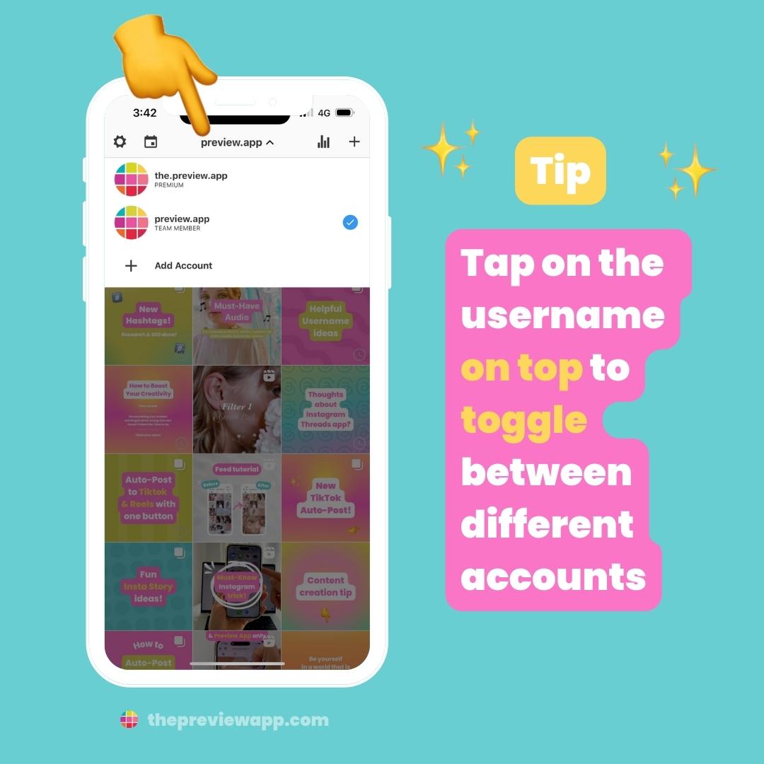 how-to-share-preview-app-feed-team-10 How To Share your Preview Feed with your Team