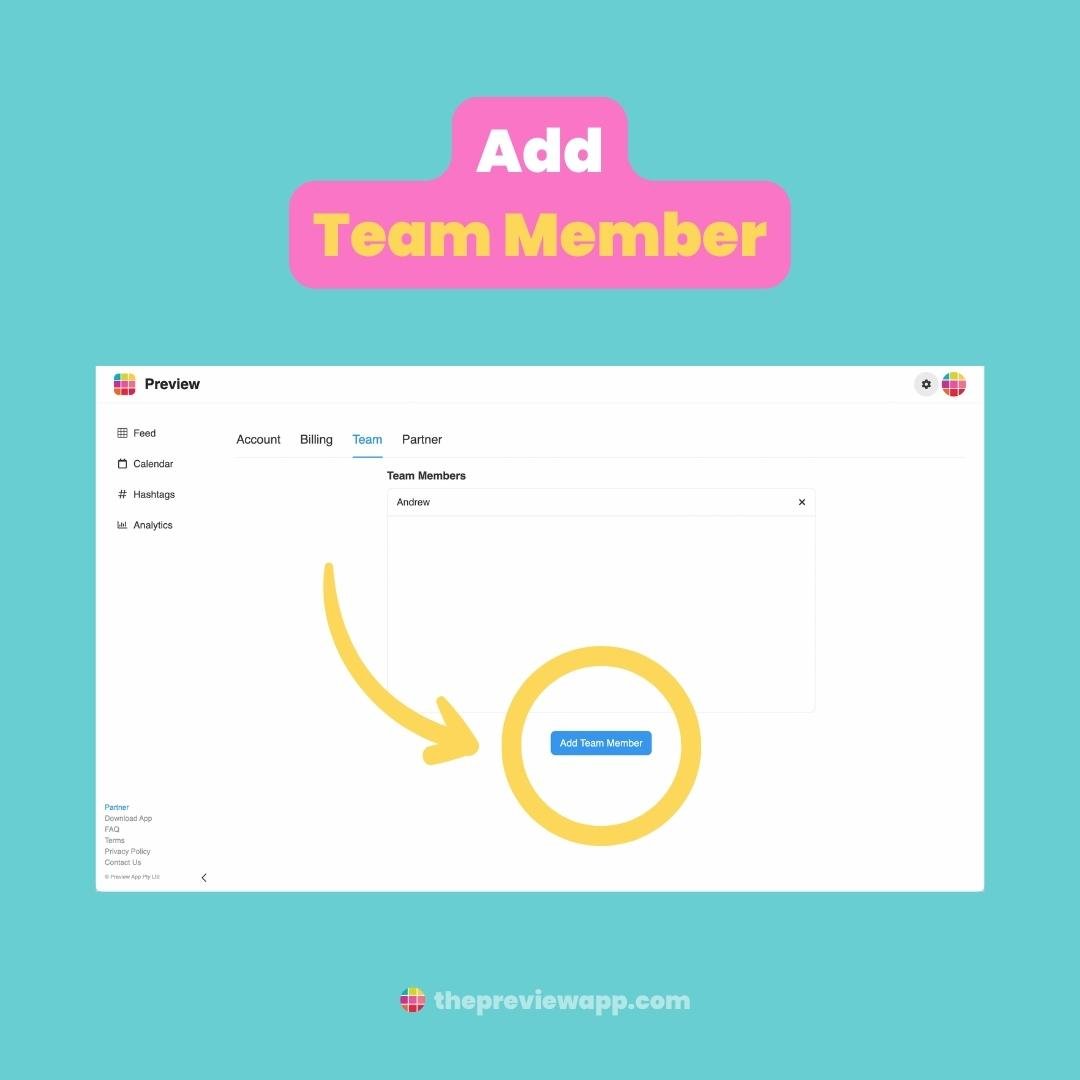 how-to-share-preview-app-feed-team-13 How To Share your Preview Feed with your Team