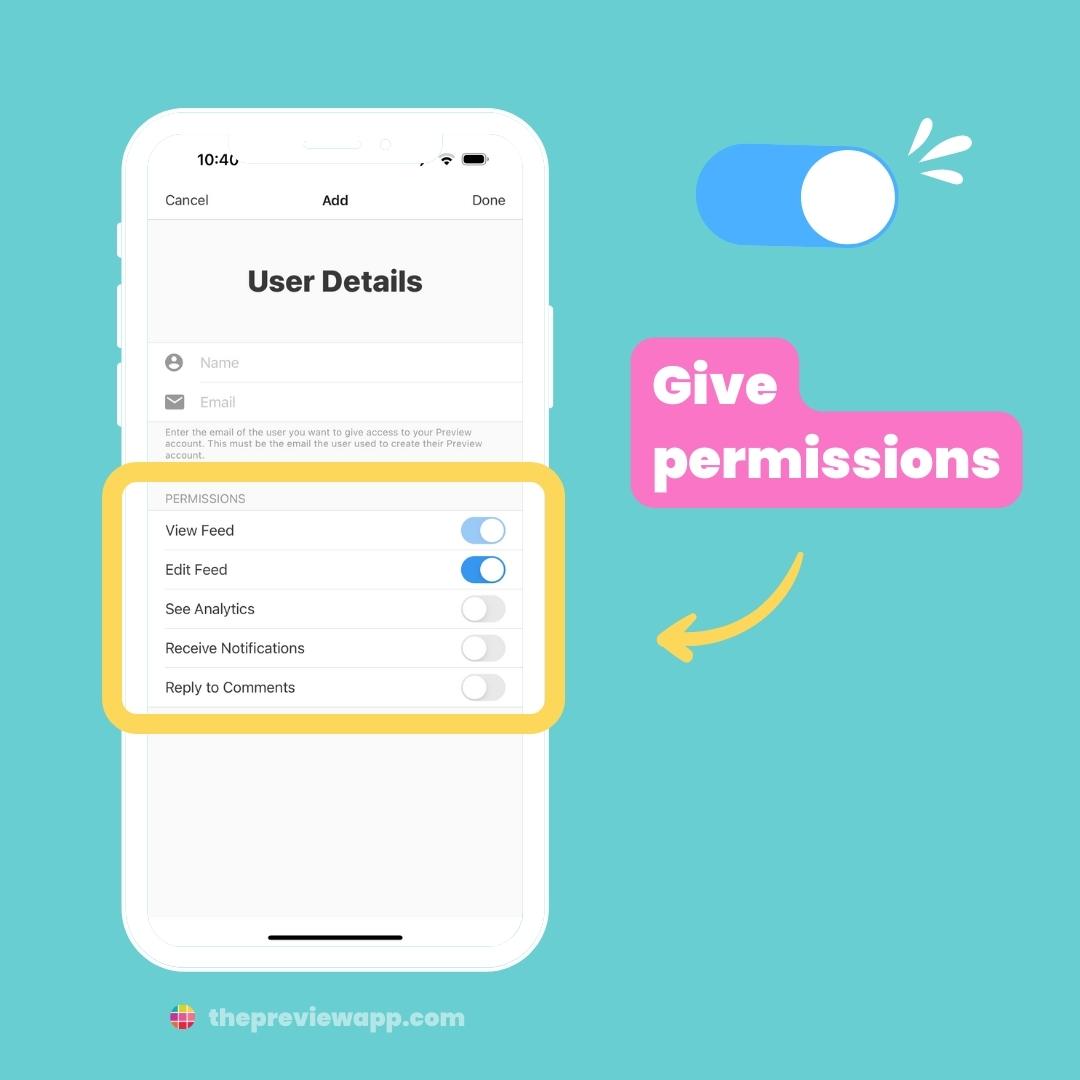 how-to-share-preview-app-feed-team-5 How To Share your Preview Feed with your Team