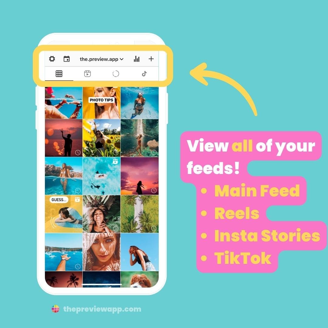 how to use preview app instagram feed