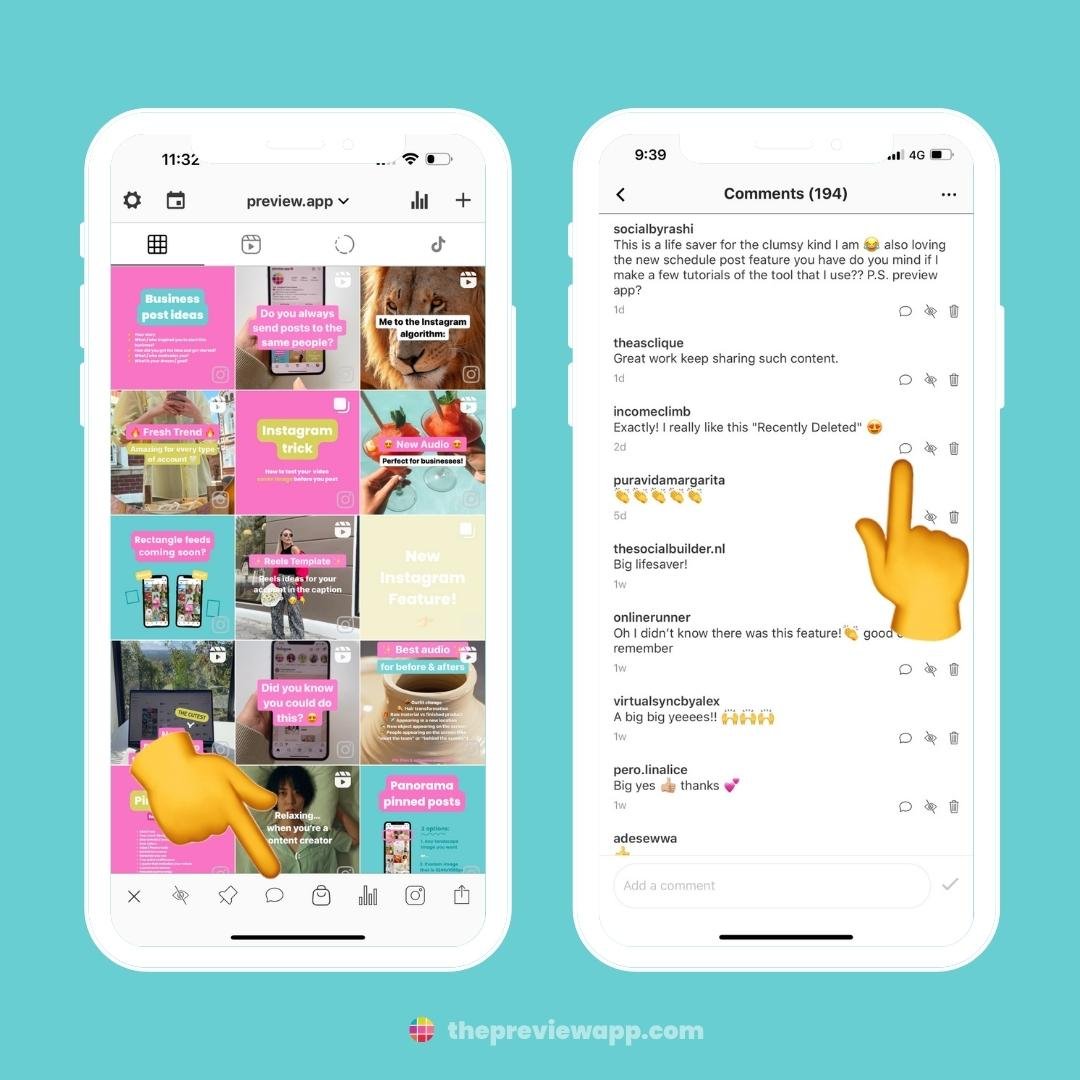 how to use preview app instagram feed