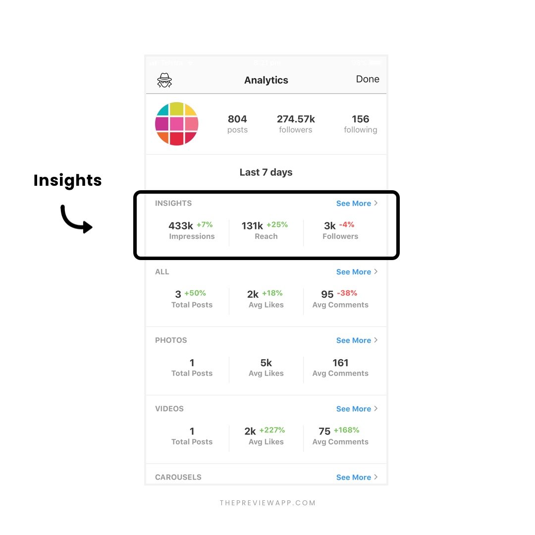 instagram-analytics-tools-2 Instagram Analytics Tools in Preview App