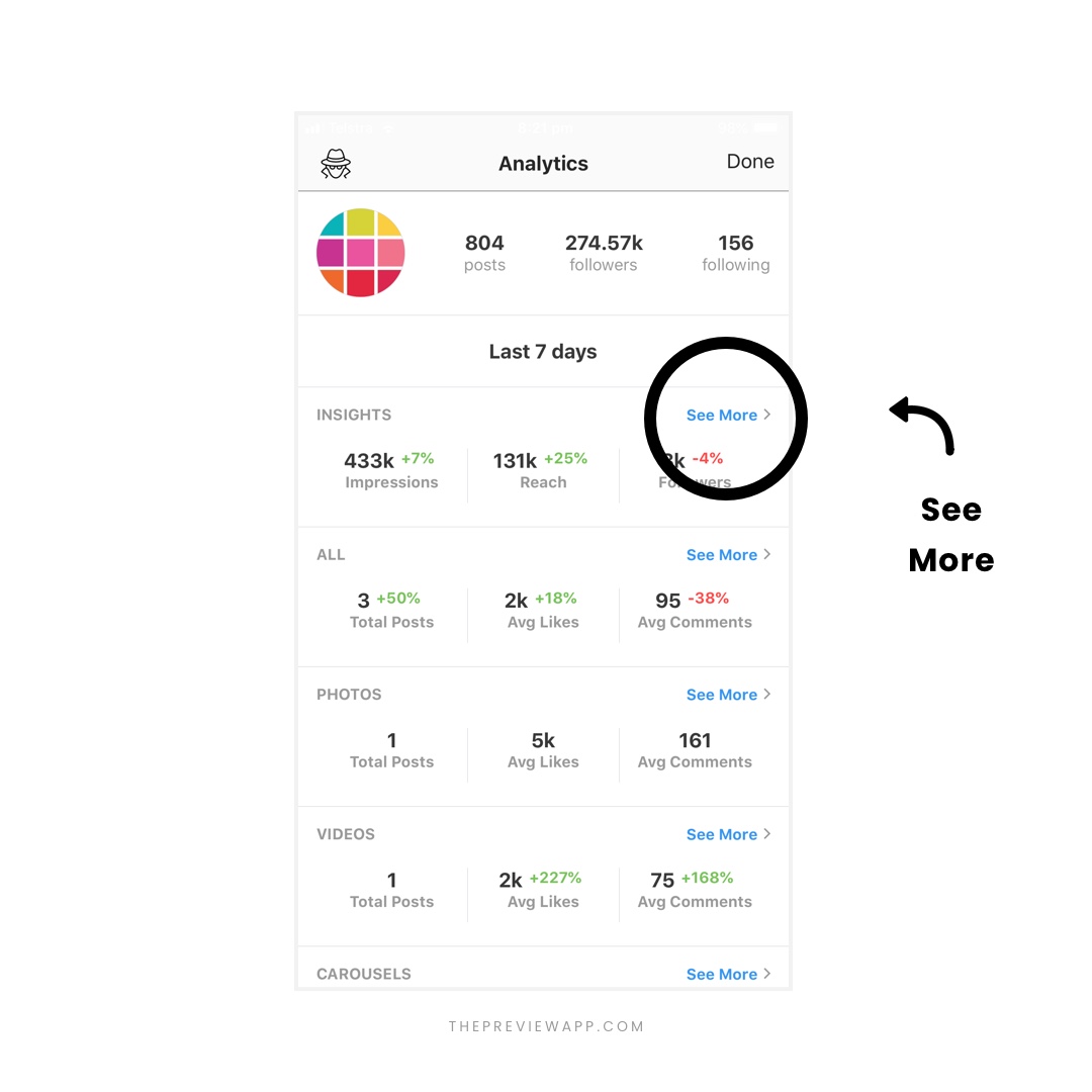 instagram-analytics-tools-3 Instagram Analytics Tools in Preview App