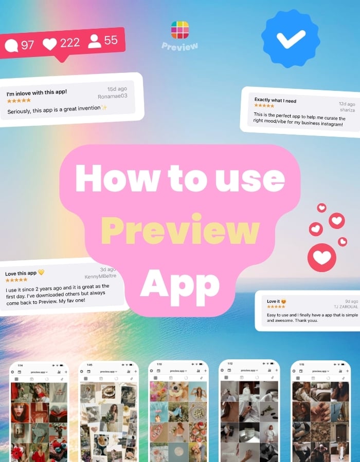 How To Use Preview App Instagram Feed Planner