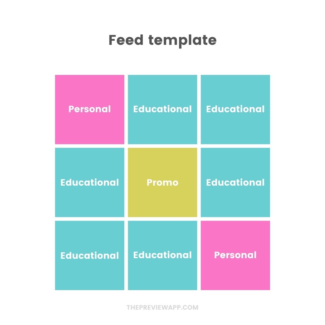 instagram feed template