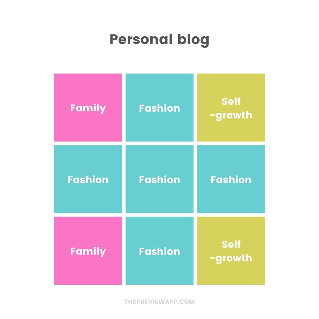 instagram feed template