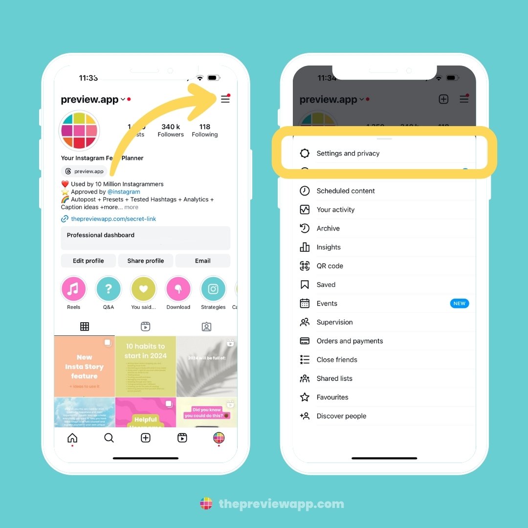 Instagram business account