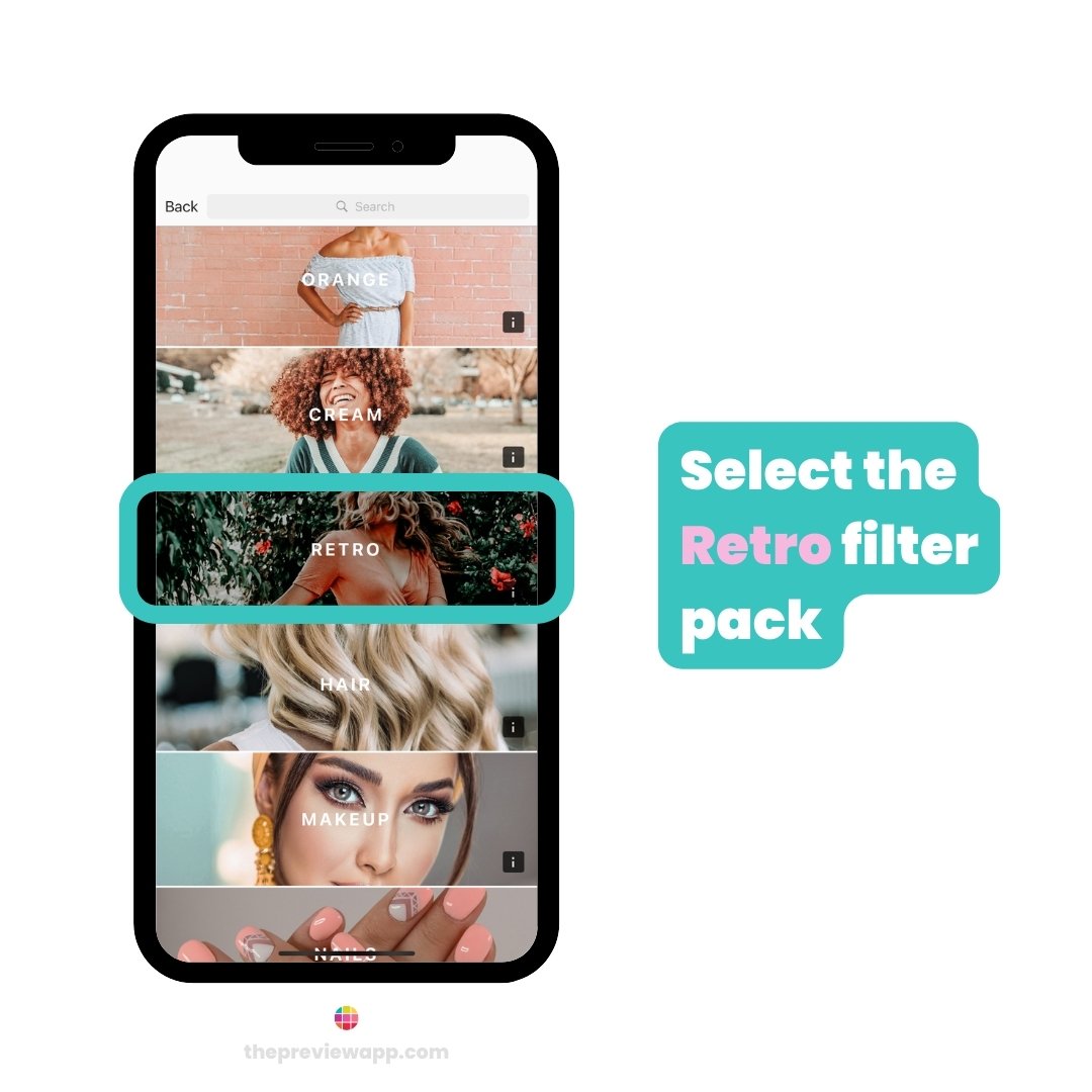vintage retro filters instagram feed